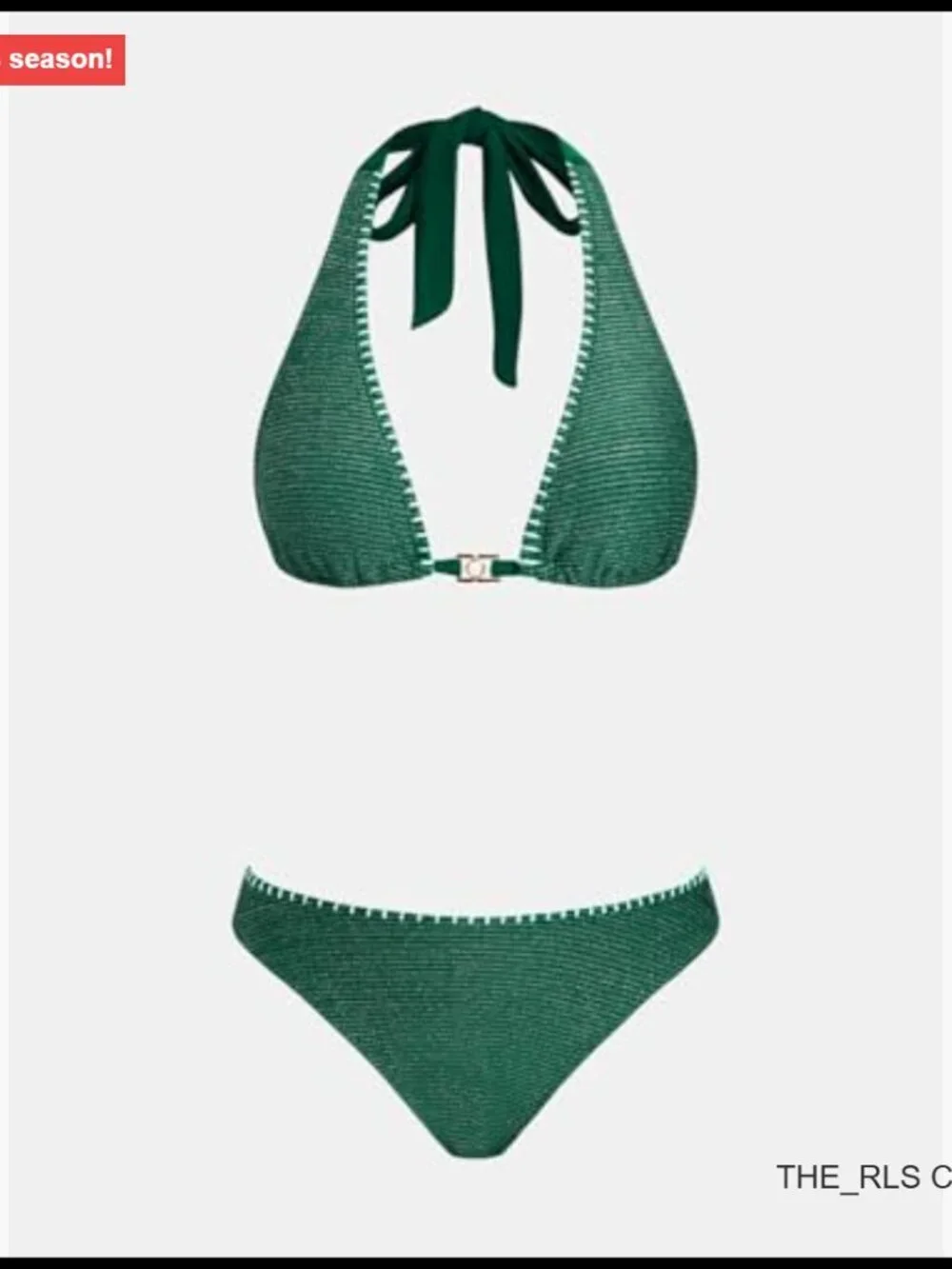 N/A textured bikini